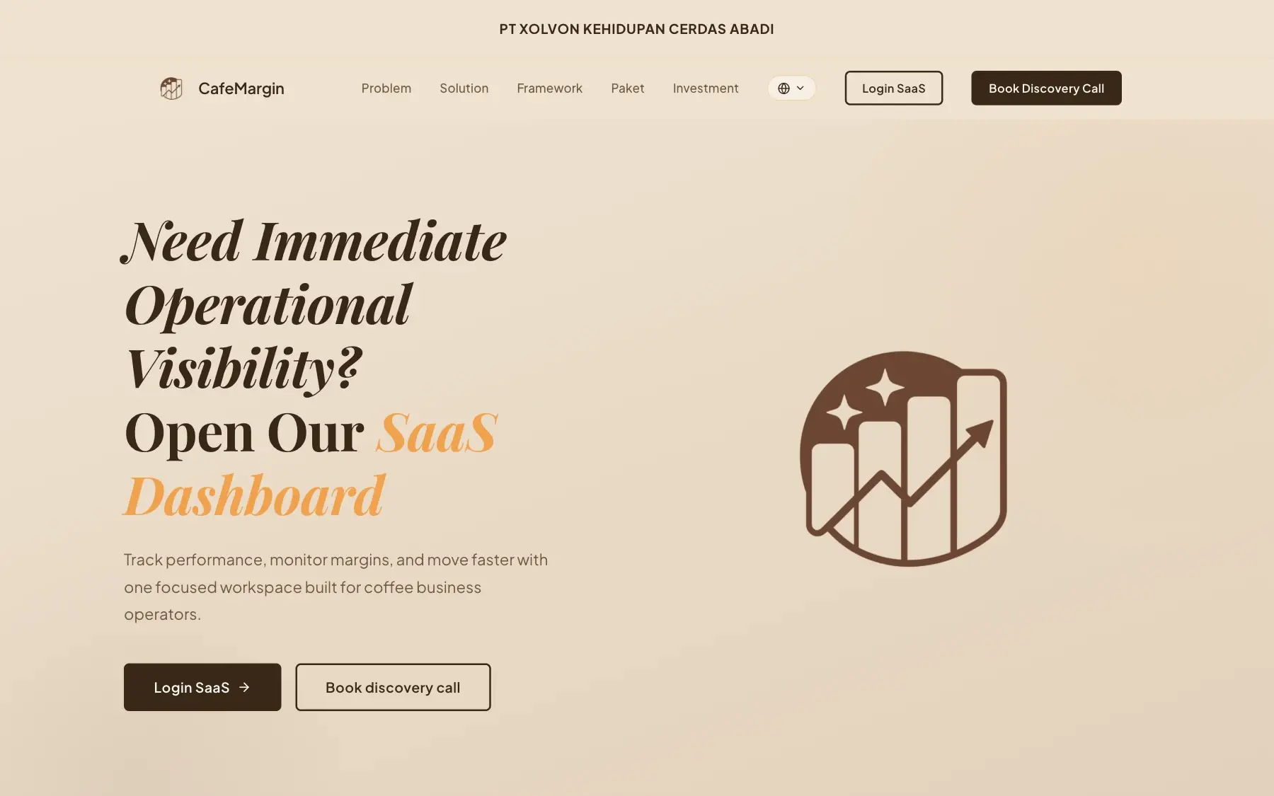 CafeMargin SaaS Dashboard & Financial Intelligence Overview