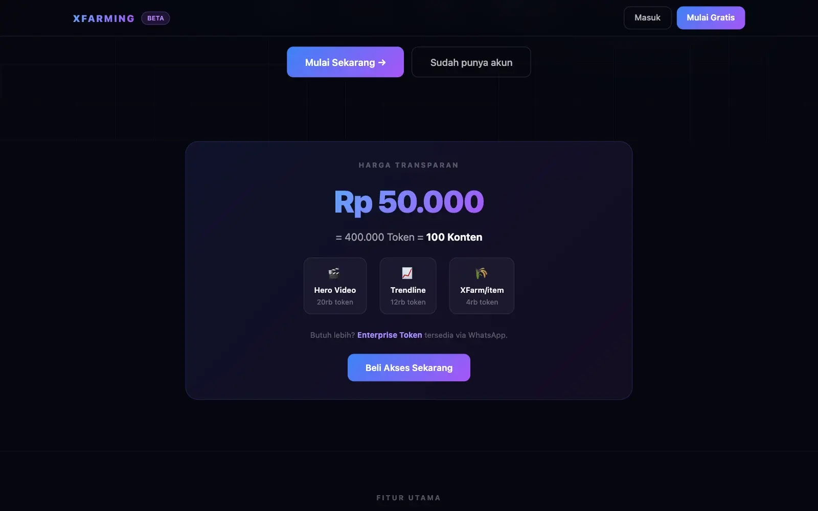 Hero Video & Narasi Audio AI