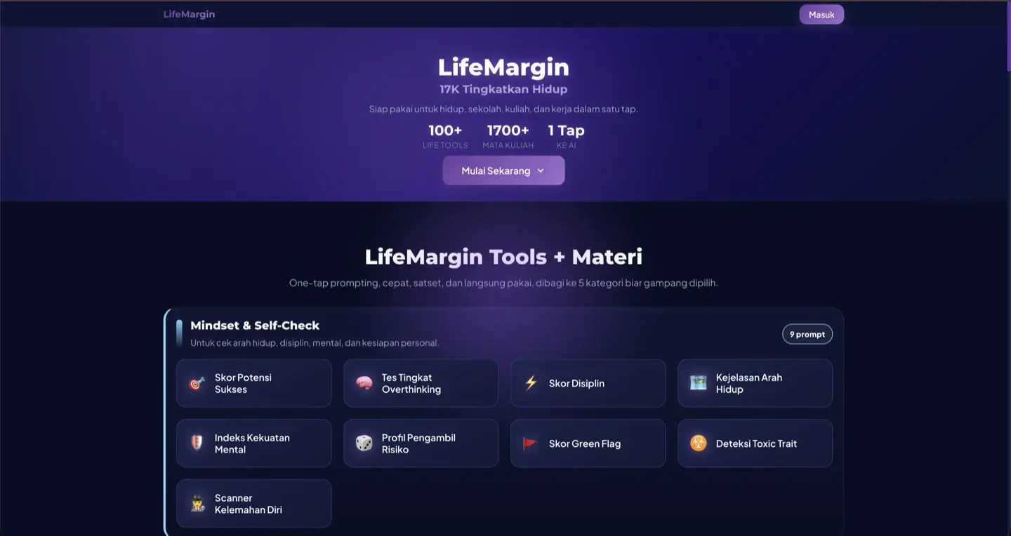 LifeMargin preview screenshot