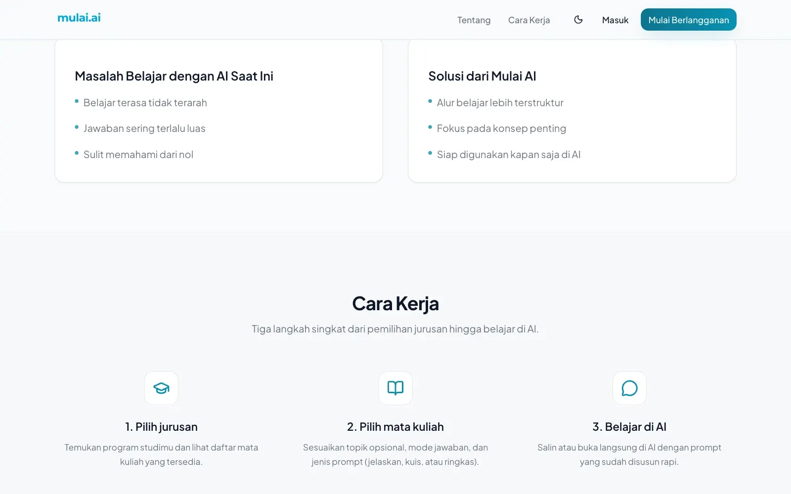 Analisis Masalah & Solusi AI